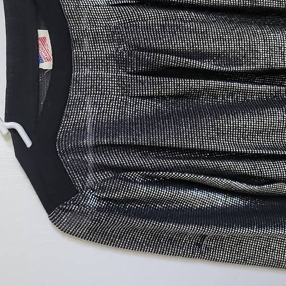 Vintage Metallic Sparkle Top size L - Picture 2 of 7